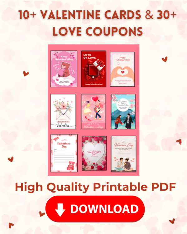 Valentine's Cards and Love Coupons