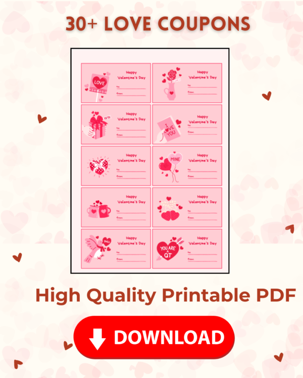 Valentine's Cards and Love Coupons - Image 2